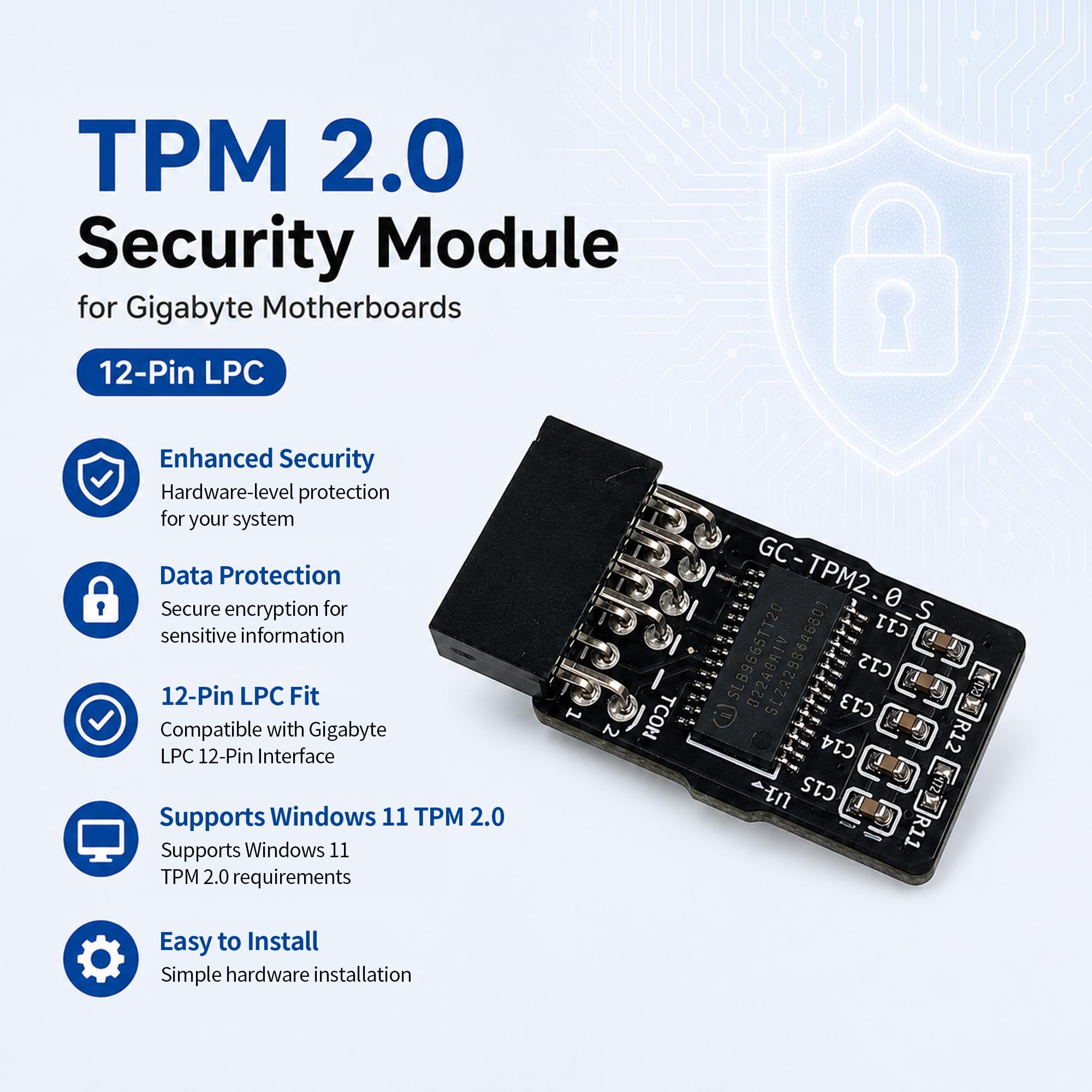 Amazon.co.jp: TPM 2.0 セキュリティモジュール ギガバイト